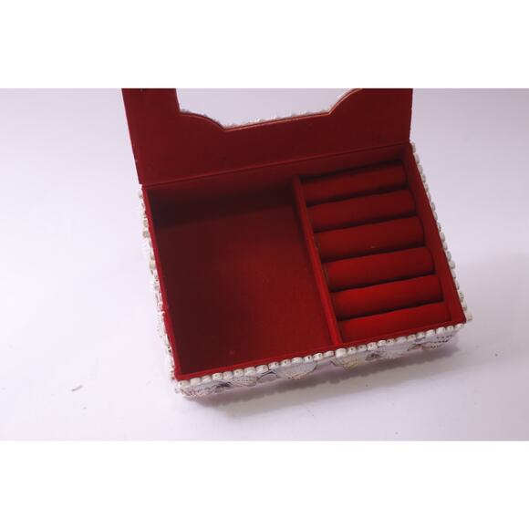 Sea Shell Box, 1980s, Jewelry, Trinket Box, Close Lid, Travel Souvenir - Picture 2 of 3